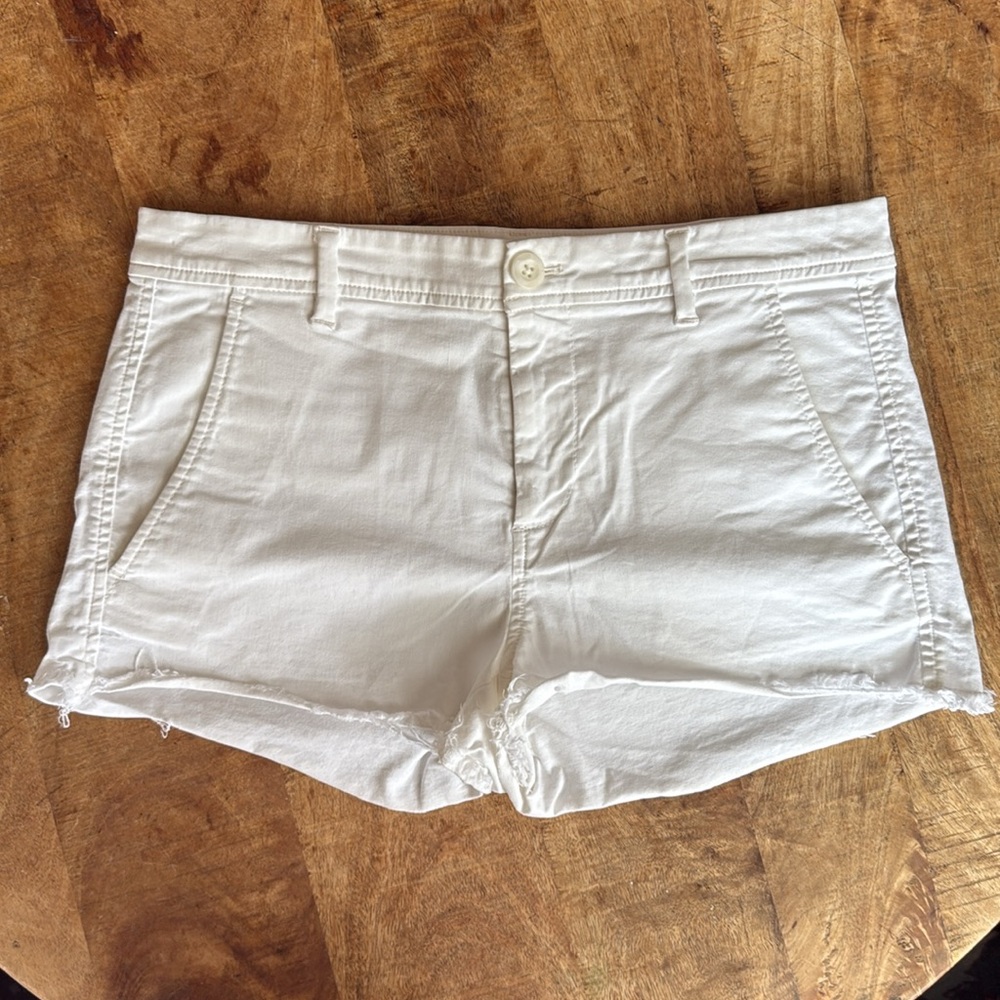 Lou & Grey White Trouser Shorts Summer Essential